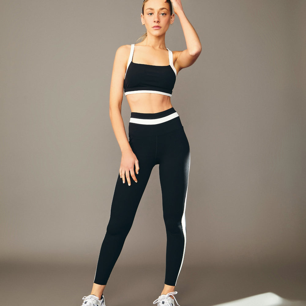 Leggings Deportivos Retro V2 Rib Negro