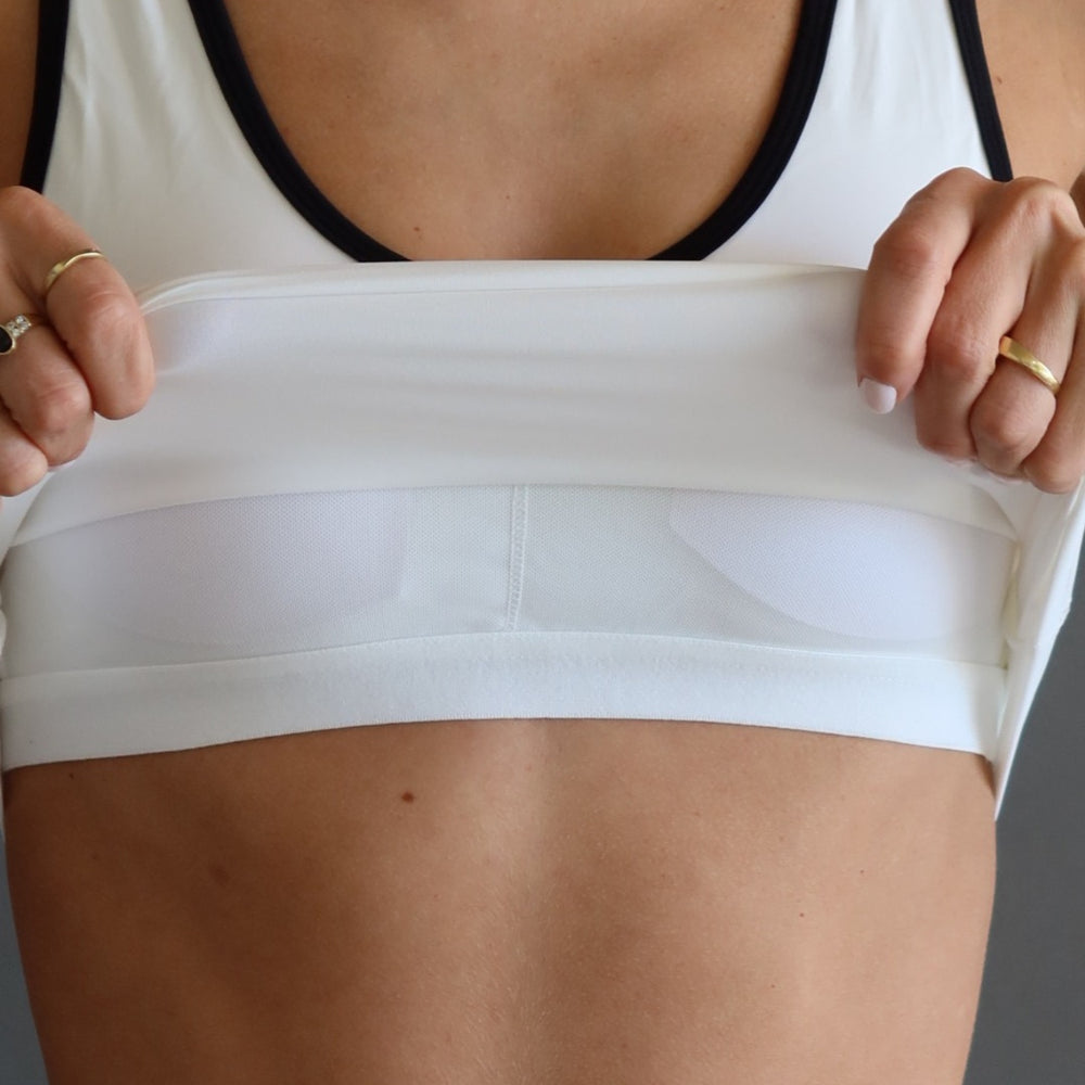 
                      
                        Top Largo Retro Deportivo blanco
                      
                    