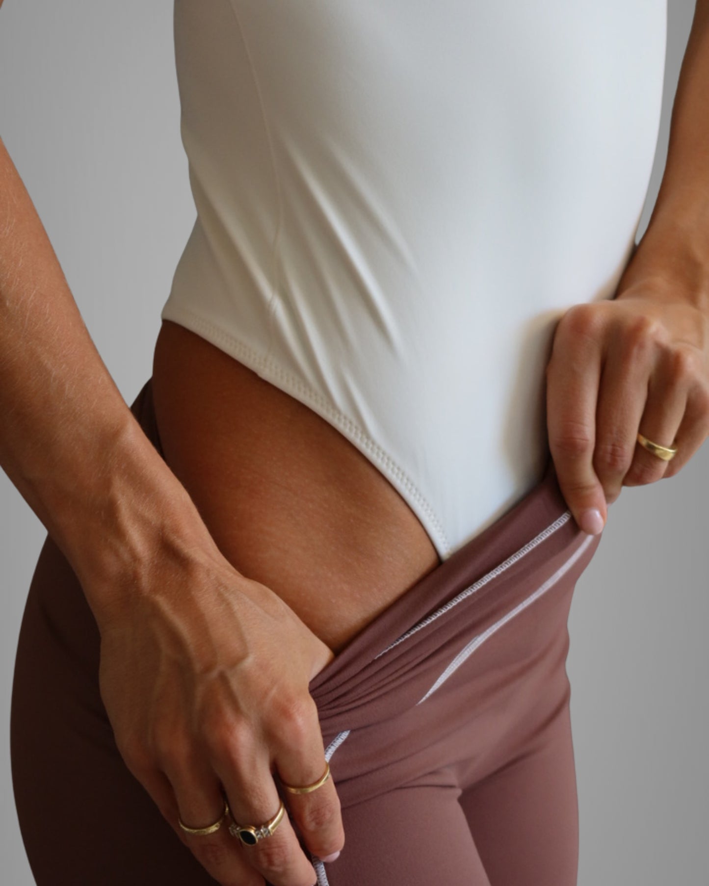 Body deportivo manga corta blanco