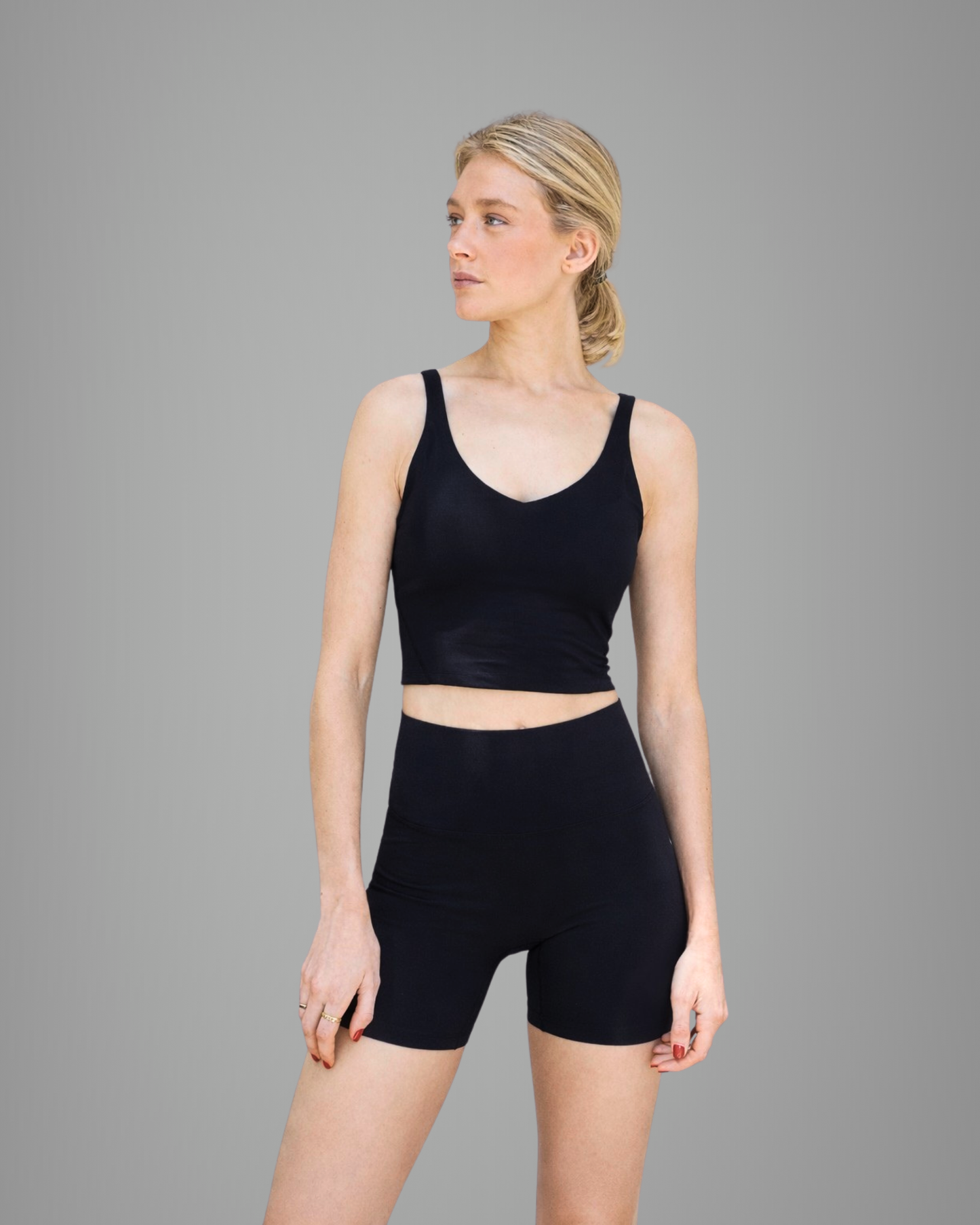 Leggings short deportivos negros