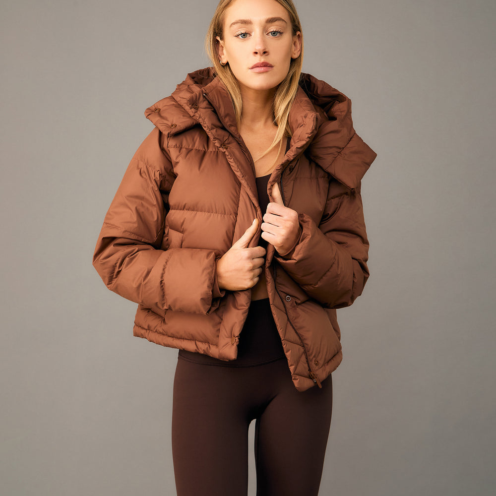 Chaqueta Deportiva Puff Camel