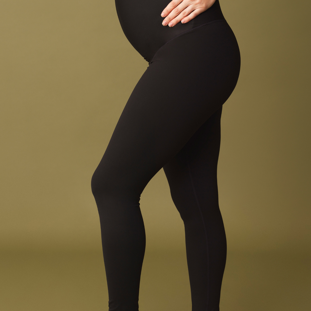 Leggings para Embarazadas Negro – Comodidad y Soporte Durante Todo el Embarazo