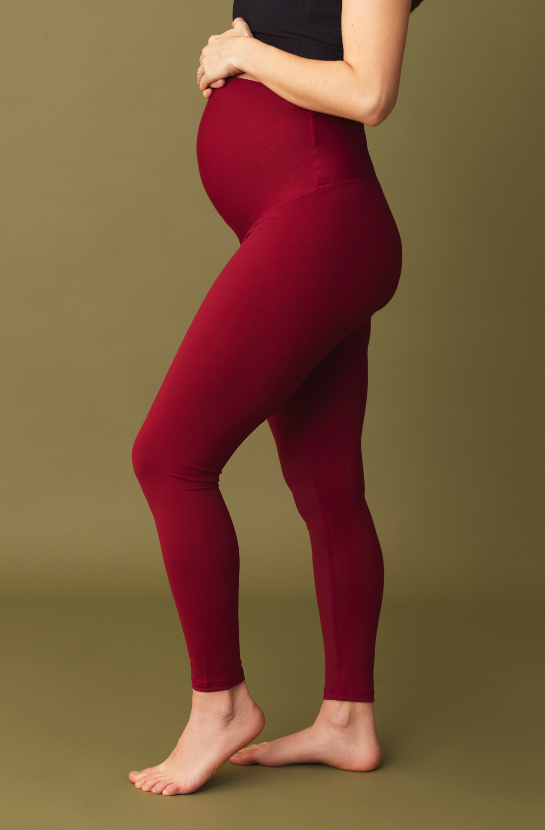 Leggings embarazada rojo