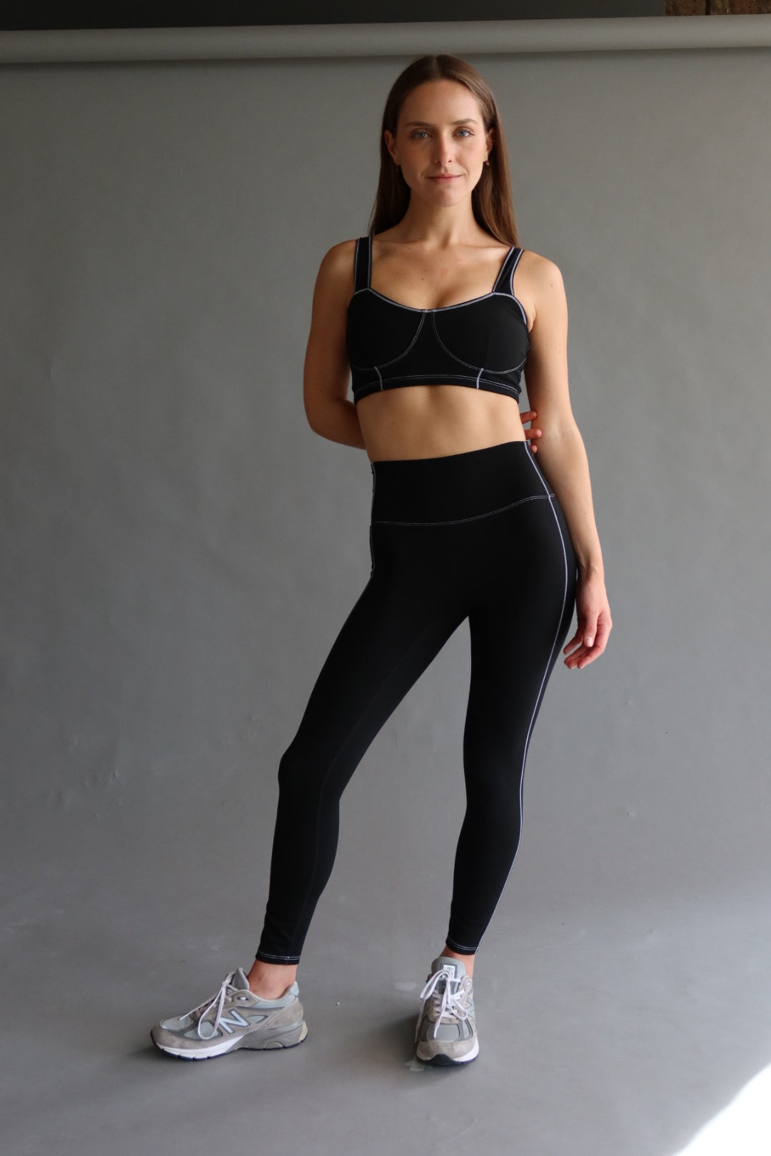 Leggings deportivos costuras negro