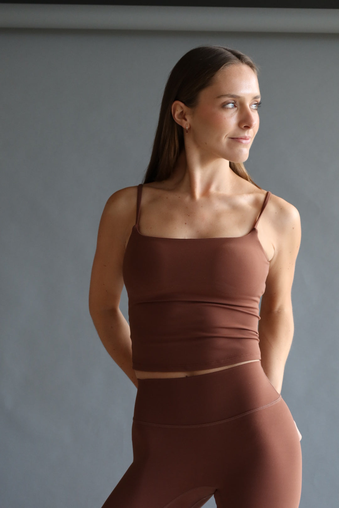 Sujetador deportivo Capri mocca