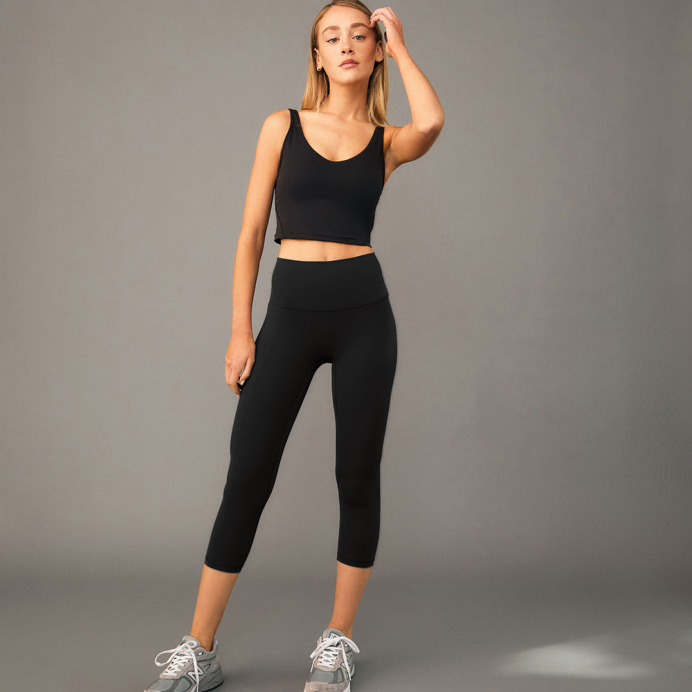 Leggings deportivos 3/4 negro
